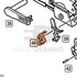 WE Hi-Capa parts diagram with the hammer sear, part 40, outlined