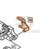 WE Hi-Capa parts diagram with the right thumb safety, black, part 44, outlined