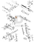 Full WE Hi-Capa parts diagram showing where the right thumb safety, black (part 44) fits