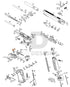 Full WE Hi-Capa parts diagram showing where the valve knocker sear (part 50) fits