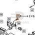 WE Hi-Capa parts diagram with the valve knocker housing screw, part 55, outlined