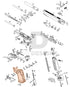 Full WE Hi-Capa parts diagram showing where the 3.8 grip (part 57) fits