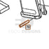 WE Hi-Capa parts diagram with the grip pin, part 70, outlined