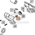 WE Hi-Capa parts diagram with the hop chamber stopper screw, part 72, outlined