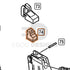 WE Hi-Capa parts diagram with the gas route, part 74, outlined