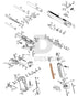 Full WE Hi-Capa parts diagram showing where the magazine spring (part 79) fits