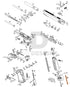 Full WE Hi-Capa parts diagram showing where the magazine screw (part 86) fits