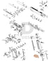 Full WE Hi-Capa parts diagram showing where the magazine base plate (5.1) fits (part 87)