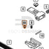 WE Hi-Capa parts diagram with the BBU top mounting screw, part 88, outlined