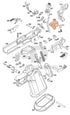 Full WE Hi-Capa full-auto lower parts diagram showing where the inner frame chassis (part 202) fits