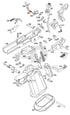 Full WE Hi-Capa full-auto lower parts diagram showing where the auto chassis screw (part 207) fits