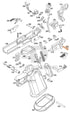 Full WE Hi-Capa full-auto lower parts diagram showing where the frame pin (part 220) fits
