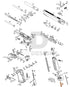 Full WE Hi-Capa parts diagram showing where the magazine fill inlet valve (part 83) fits