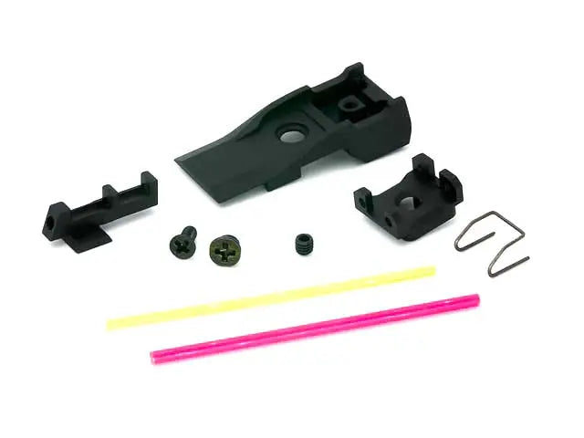 AIP Adjustable Aluminum Front and Rear Sight (Fiber) For TM Hi-Capa 5.1 AIP - Airsoft 