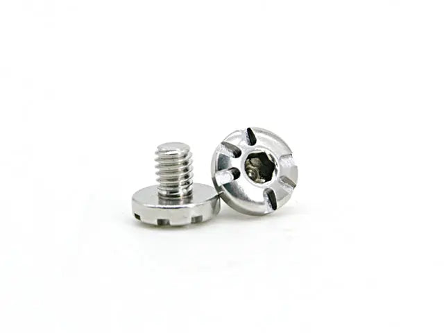 AIP CNC Stainless Steel Grip Screws For Hi-capa - Type 4 (Silver) AIP - Airsoft 
