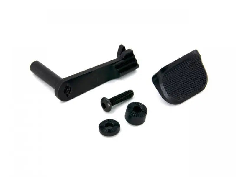 AIP Stainless Slide Stop with Thumbrest for Hi-Capa (Black) AIP - Airsoft 