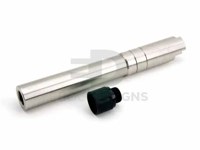AIP Stainless Steel Threaded Outer Barrel-TM Hi-capa 5.1 (Silver) AIP - Airsoft 