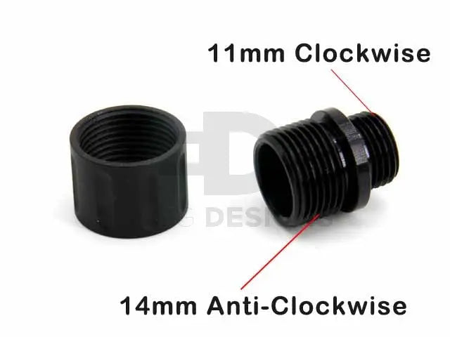 AIP Stainless Steel Threaded Outer Barrel-TM Hi-capa 5.1 (Silver) AIP - Airsoft 
