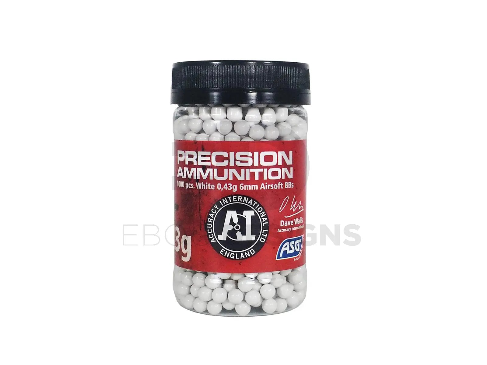 ASG AIRSOFT BB HEAVY 0.43 GRAM 6MM BBS asg