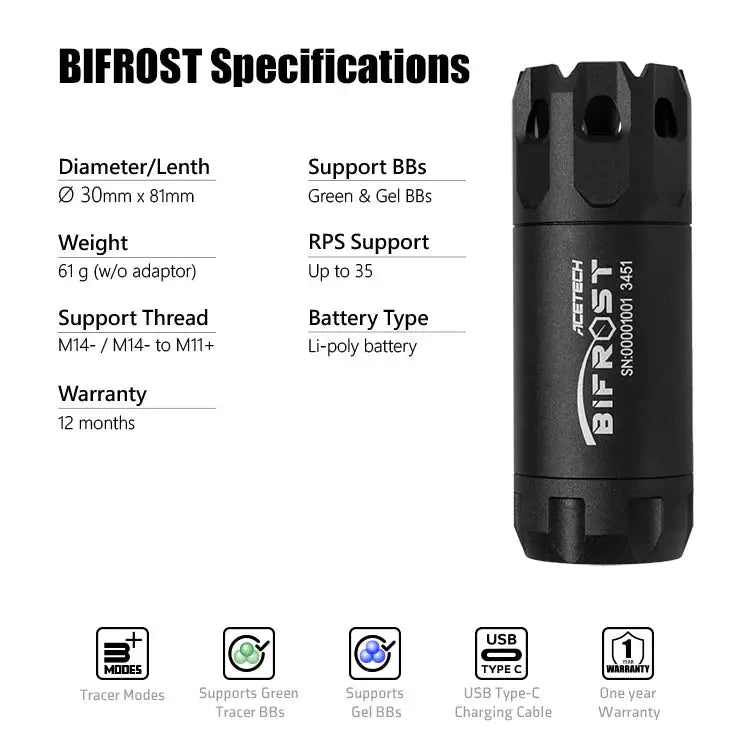Acetech Bifrost Tracer Unit AceTech - Airsoft 