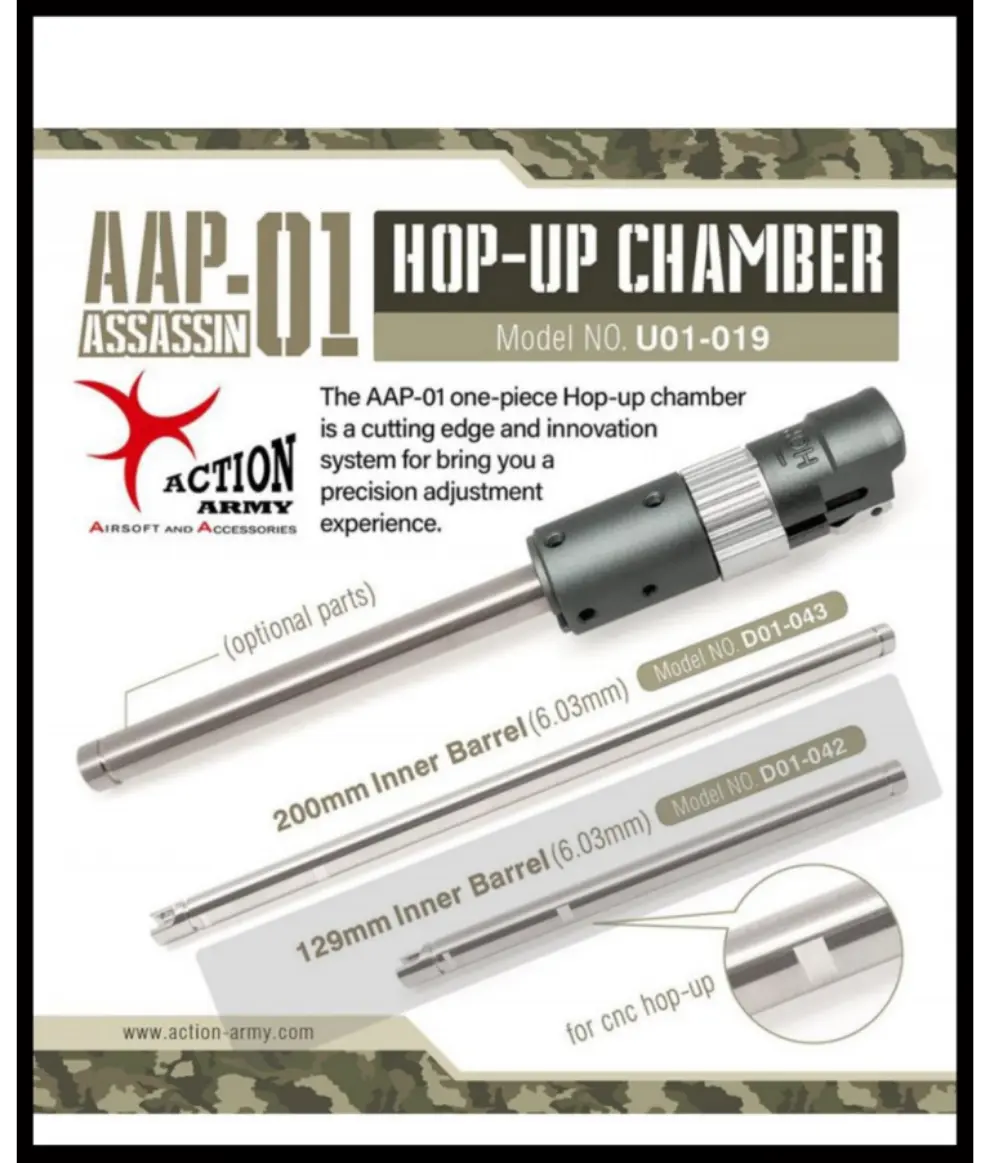 Action Army 6.03 Barrel AAP-01 129MM Action Army - Airsoft 