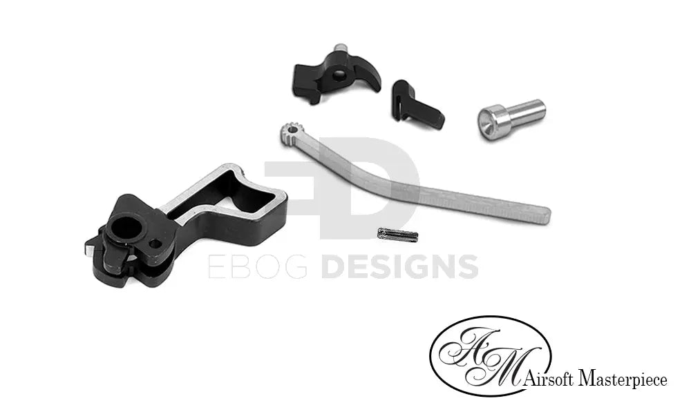 Airsoft Masterpiece CNC Steel Hammer & Sear Set for Marui Hi-CAPA (Infinity Square) Type 14 (Dual Tone) Airsoft Masterpiece - Airsoft 