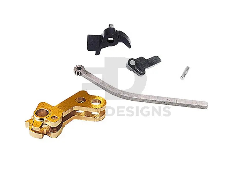 Airsoft Masterpiece CNC Steel Hammer & Sear Set for Marui Hi-CAPA (Koenig Low Mass) Type 21 (Gold) Airsoft Masterpiece - Airsoft 
