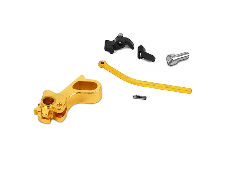 Airsoft Masterpiece CNC Steel Hammer & Sear Set for Marui Hi-CAPA (STI DVC) Type 27 (Gold) Airsoft Masterpiece - Airsoft 