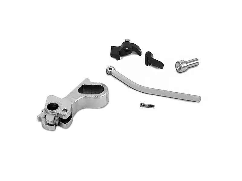 Airsoft Masterpiece CNC Steel Hammer & Sear Set for Marui Hi-CAPA (STI DVC) Type 27 (Silver) Airsoft Masterpiece - Airsoft 