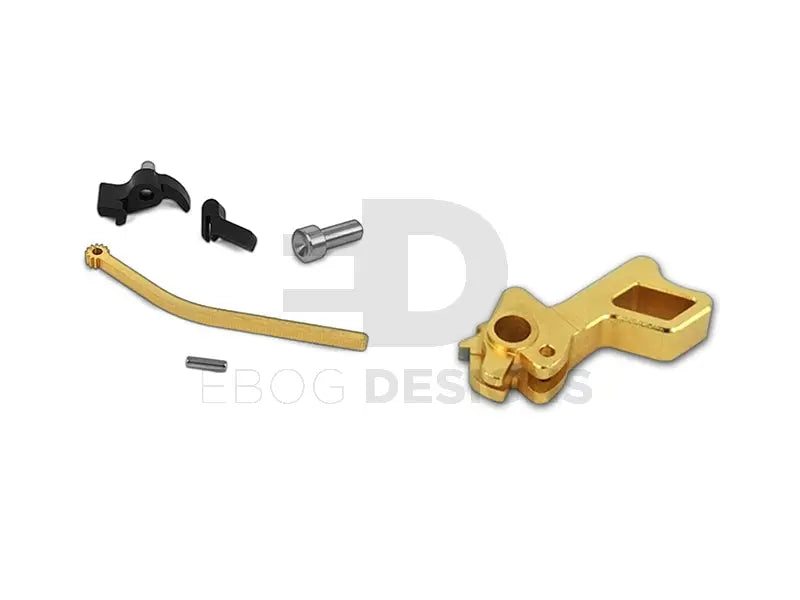 Airsoft Masterpiece CNC Steel Hammer & Sear Set for Marui Hi-CAPA (STI Square) Type 6 (Gold) Airsoft Masterpiece - Airsoft 