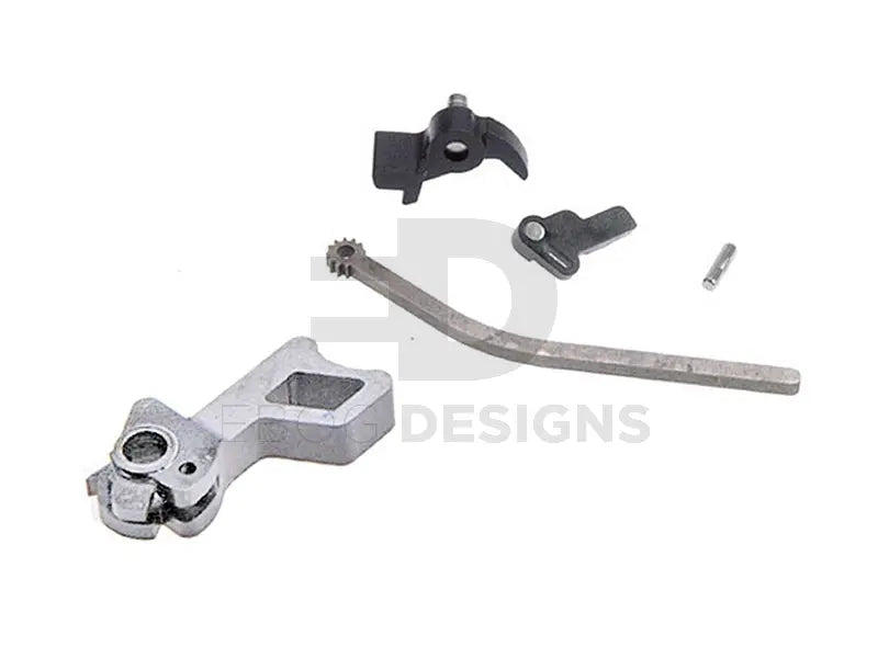 Airsoft Masterpiece CNC Steel Hammer & Sear Set for Marui Hi-CAPA (STI Square) Type 6 (Silver) Airsoft Masterpiece - Airsoft 
