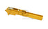 Airsoft Masterpiece Infinity 4.3″ Aluminum Advance Frame with Tactical Rail for Hi-CAPA 4.3 (Gold) Airsoft Masterpiece - Airsoft 
