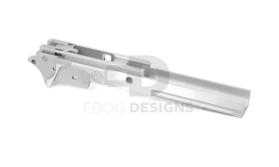 Airsoft Masterpiece Infinity 4.3″ Aluminum Advance Frame with Tactical Rail for Hi-CAPA 4.3 (Silver) Airsoft Masterpiece - Airsoft 
