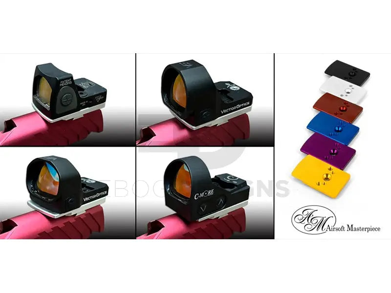 Airsoft Masterpiece Rear Sight Mount for Hi-CAPA 5.1 (Gold) Airsoft Masterpiece - Airsoft 