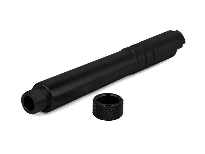 Airsoft Masterpiece STEEL Fix Outer Barrel with Threads for Hi-CAPA 5.1 (Black) airsoft masterpiece - Airsoft 