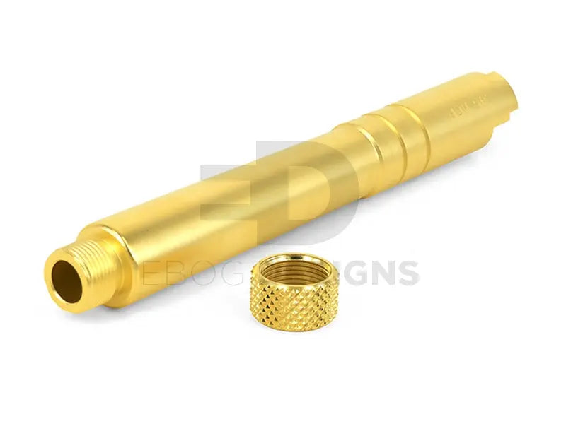 Airsoft Masterpiece STEEL Fix Outer Barrel with Threads for Hi-CAPA 5.1 (Gold) airsoft masterpiece - Airsoft 