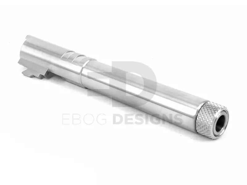 Airsoft Masterpiece STEEL Fix Outer Barrel with Threads for Hi-CAPA 5.1 (Silver) airsoft masterpiece - Airsoft 