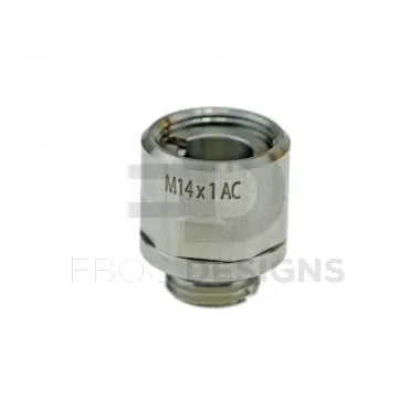 CowCow A01 Stainless Steel Silencer Adapter (11mm to 14mm, Silver) CowCow - Airsoft 