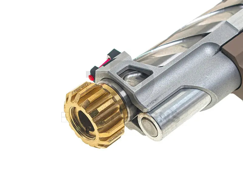 CowCow A02 Stainless Steel Silencer Adapter (11mm to 14mm, Gold) CowCow - Airsoft 