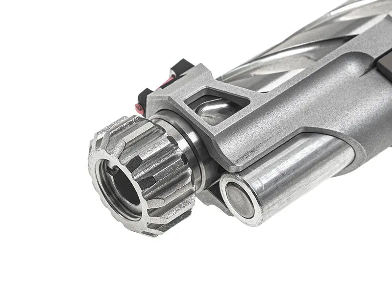 CowCow A02 Stainless Steel Silencer Adapter (11mm to 14mm, Silver) CowCow - Airsoft 