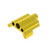 CowCow AAP-01 aluminium nozzle block in gold anodised finish, a CNC nozzle block for the Action Army AAP-01 GBB pistol