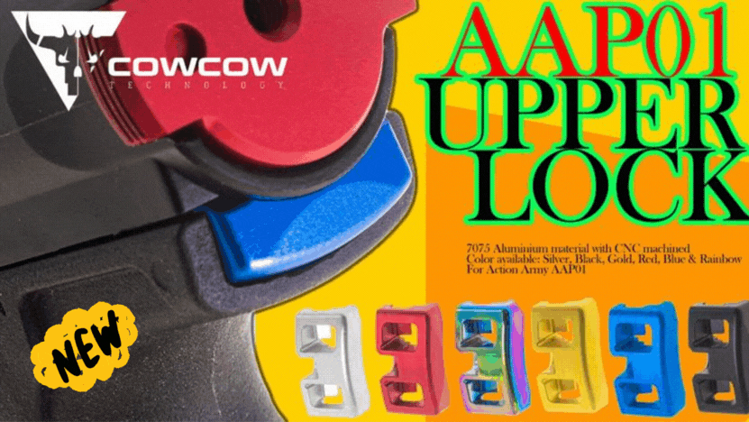 CowCow AAP01 Aluminum Upper Lock

- Gold CowCow - Airsoft 
