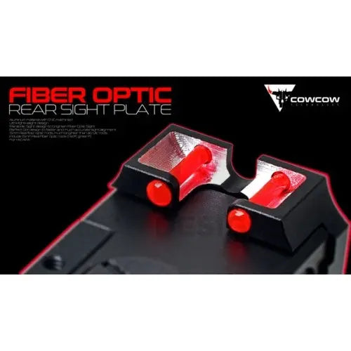 CowCow Fiber Optic Rear Sight Plate for TM Hi-Capa CowCow - Airsoft 