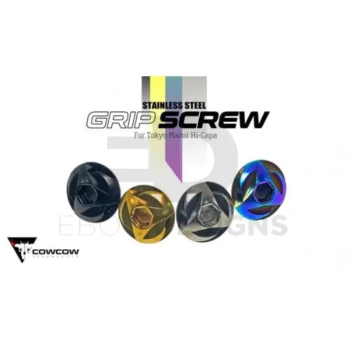 CowCow Stainless Steel Grip Screw (Gold) CowCow - Airsoft 