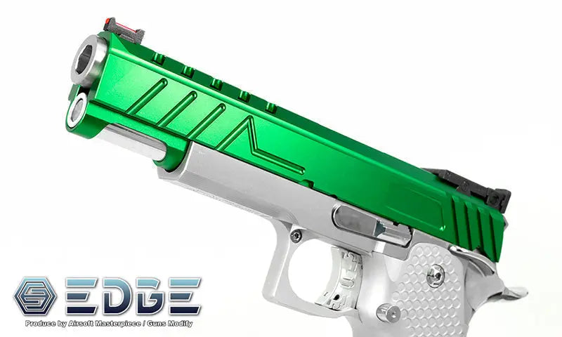 EDGE Custom "DIVA" Aluminum Standard Slide for Hi-CAPA/1911 5.1 (Green) EDGE - Airsoft 