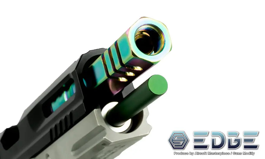 EDGE Custom “HEXA” Stainless Steel Outer Barrel for Hi-CAPA 5.1 (Gold) EDGE - Airsoft 