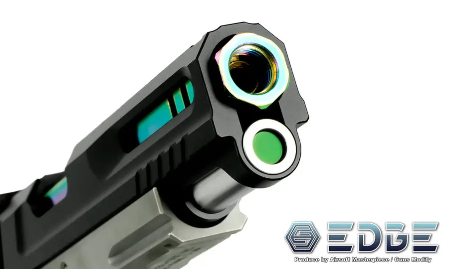 EDGE Custom “HEXA” Stainless Steel Outer Barrel for Hi-CAPA 5.1 (Rainbow) EDGE - Airsoft 