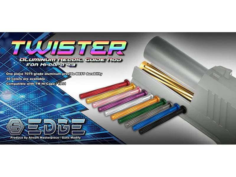 EDGE "Twister" Recoil Guide Rod For Hi-CAPA 4.3 (Black) EDGE - Airsoft 