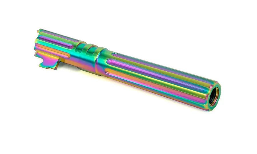 EDGE “WARP” Stainless Steel Outer Barrel for Hi-CAPA 5.1 (Rainbow) EDGE - Airsoft 