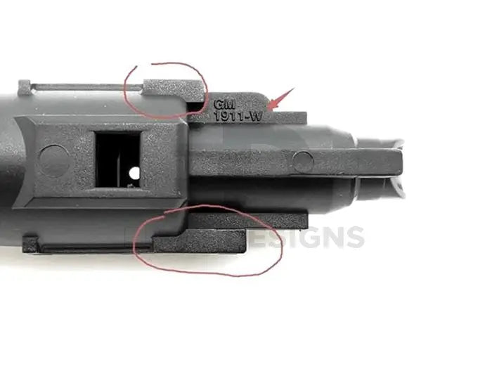 GunsModify Enhanced Nozzle Set (Winter Version) for TM Hi-CAPA / 1911 guns modify - Airsoft 